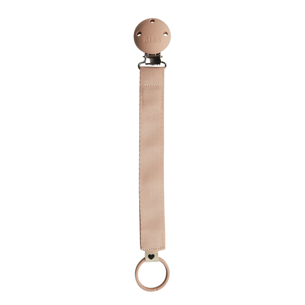 Bibs Paci Clip Ribbon Emzik Askısı - Blush